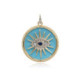 Gold and Turquoise pendant