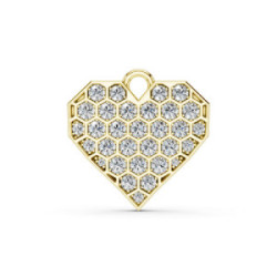 Charm oro y diamantes