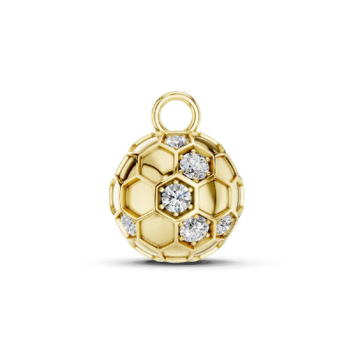Diamond and gold Charm