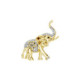 Diamond and gold Charm