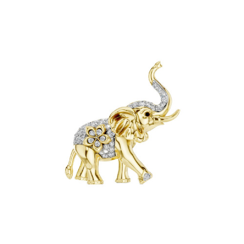 Diamond and gold Charm