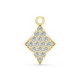 Diamond and gold Charm