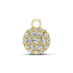 Diamond and gold Charm