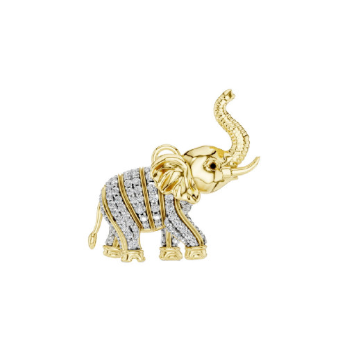 Diamond and gold Charm