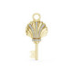 Diamond and gold Charm