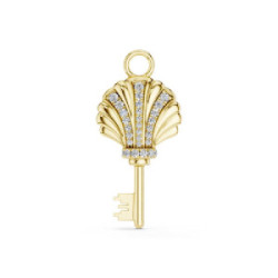 Diamond and gold Charm