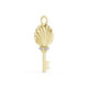 Diamond and gold Charm