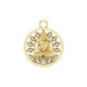 Diamond and gold Charm