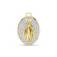 Diamond and gold Charm
