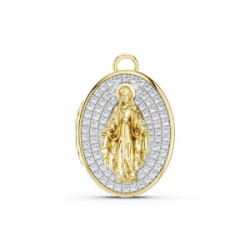 Diamond and gold Charm