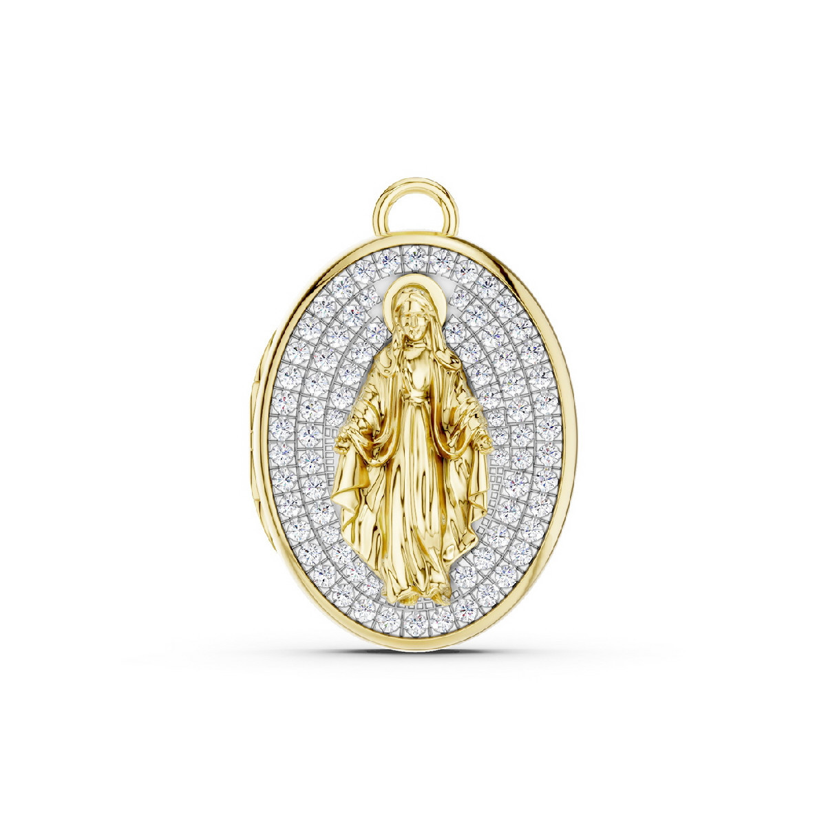 Diamond and gold Charm