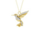 Diamond and gold Charm