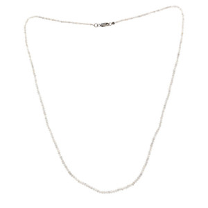 Collar diamantes grises
