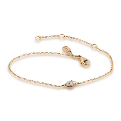 Bracelet gold and diamonds