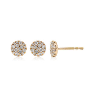 Pendientes oro y diamantes