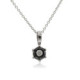 Colgante diamante negro