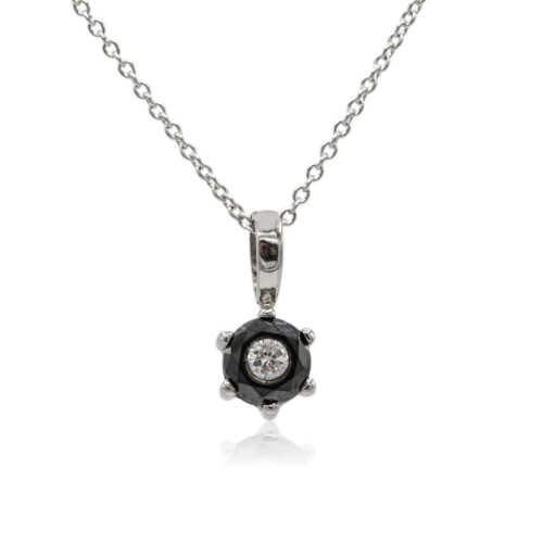 Colgante diamante negro