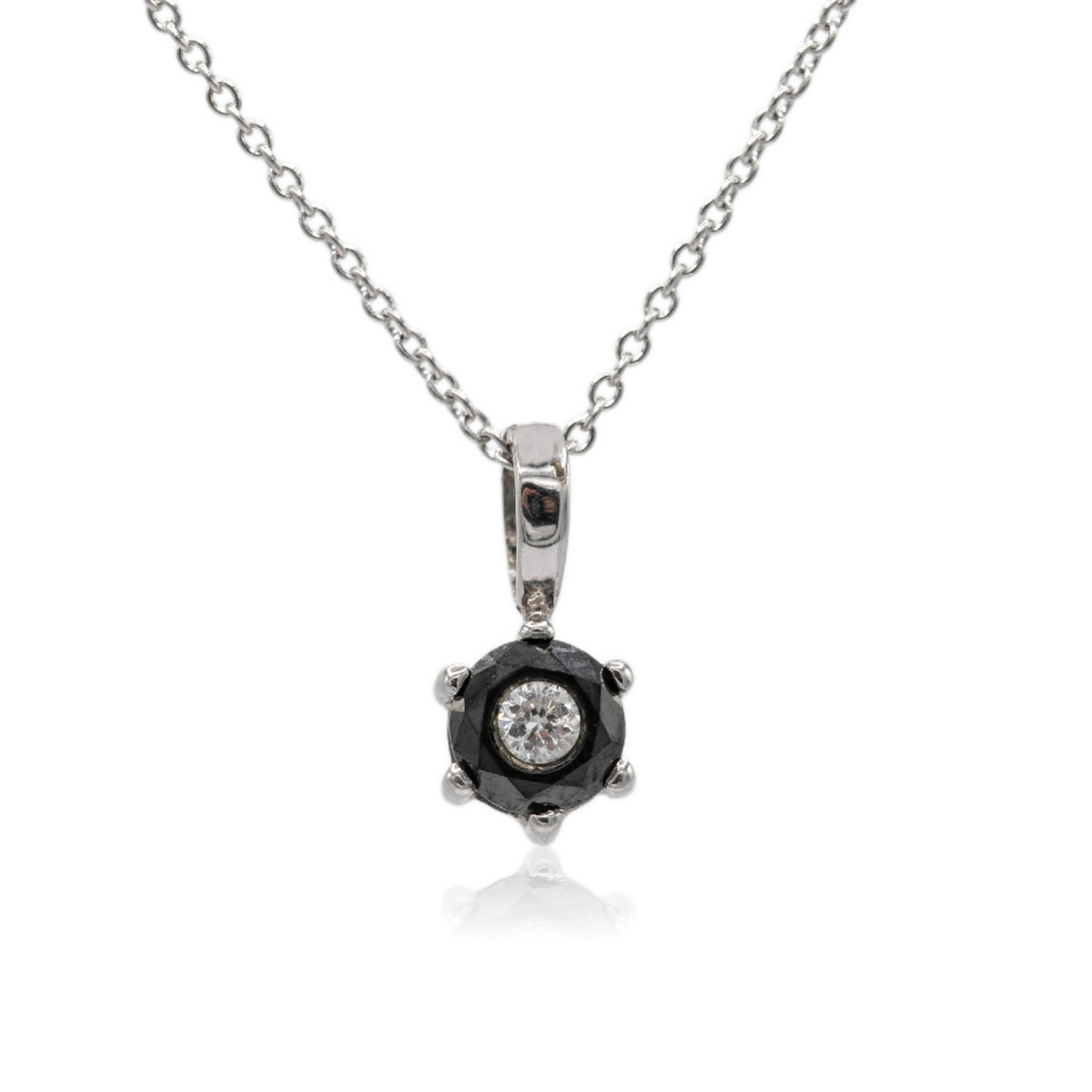 Colgante diamante negro
