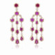 Ruby earrings
