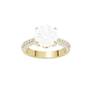 Lab-Grown Diamond Semi-Mount Ring