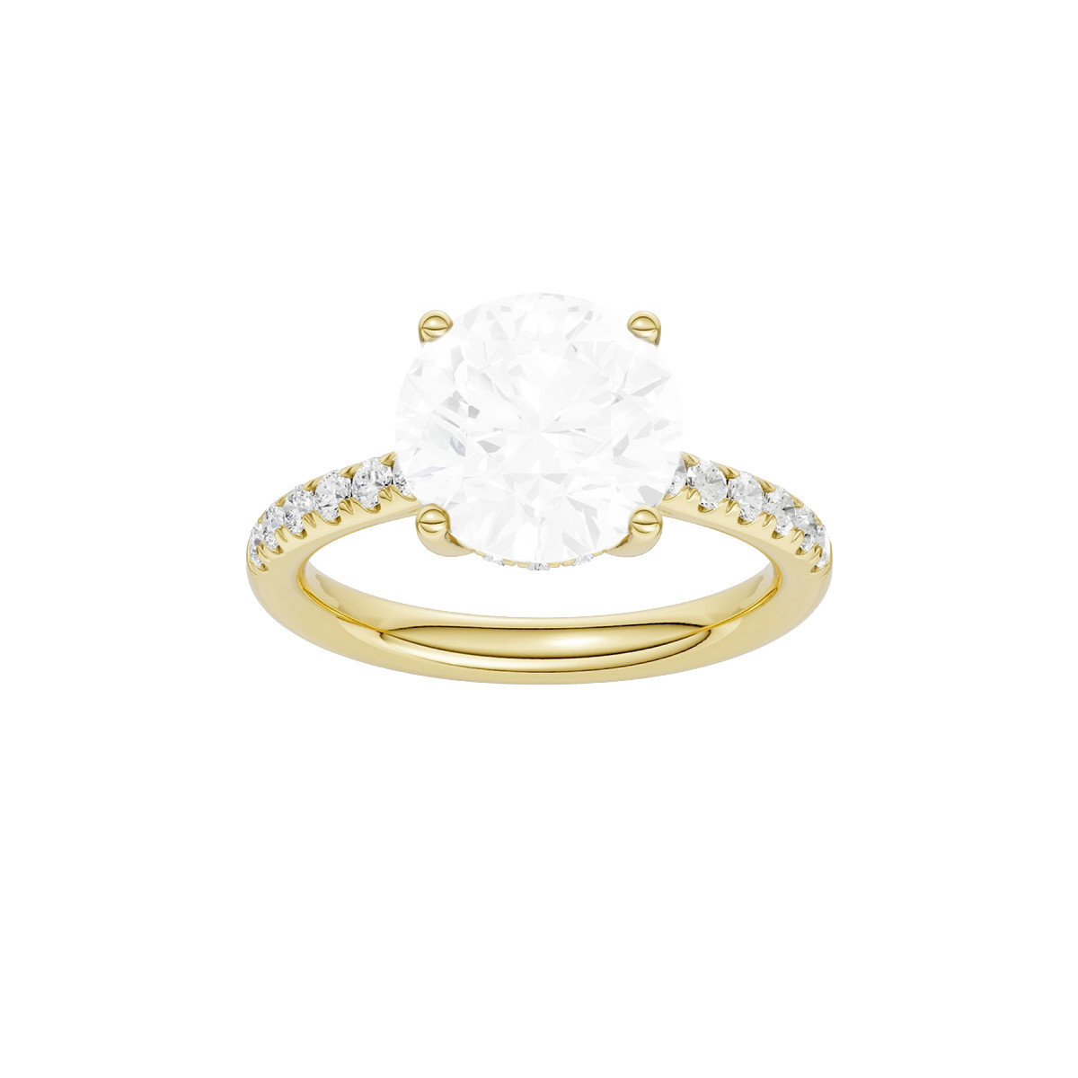 Anillo semimontura Diamante Lab-Grown