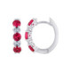 Ruby earrings
