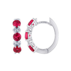 Ruby earrings