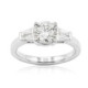 Gold and diamonds ring