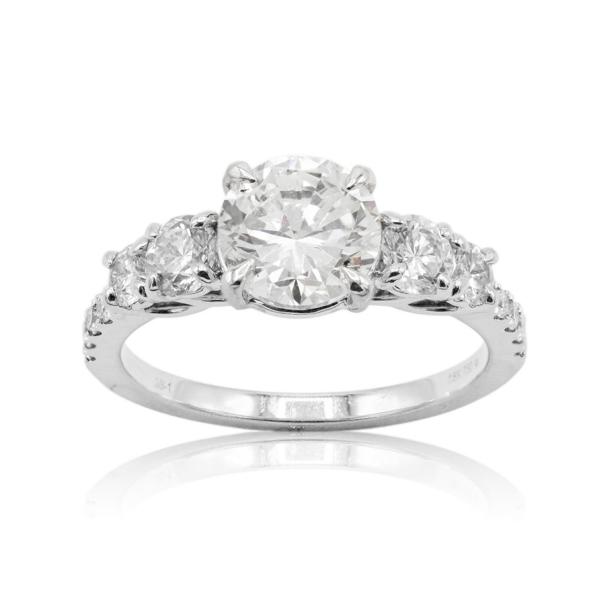Anillo oro y diamantes