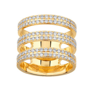 Anillo oro y diamantes