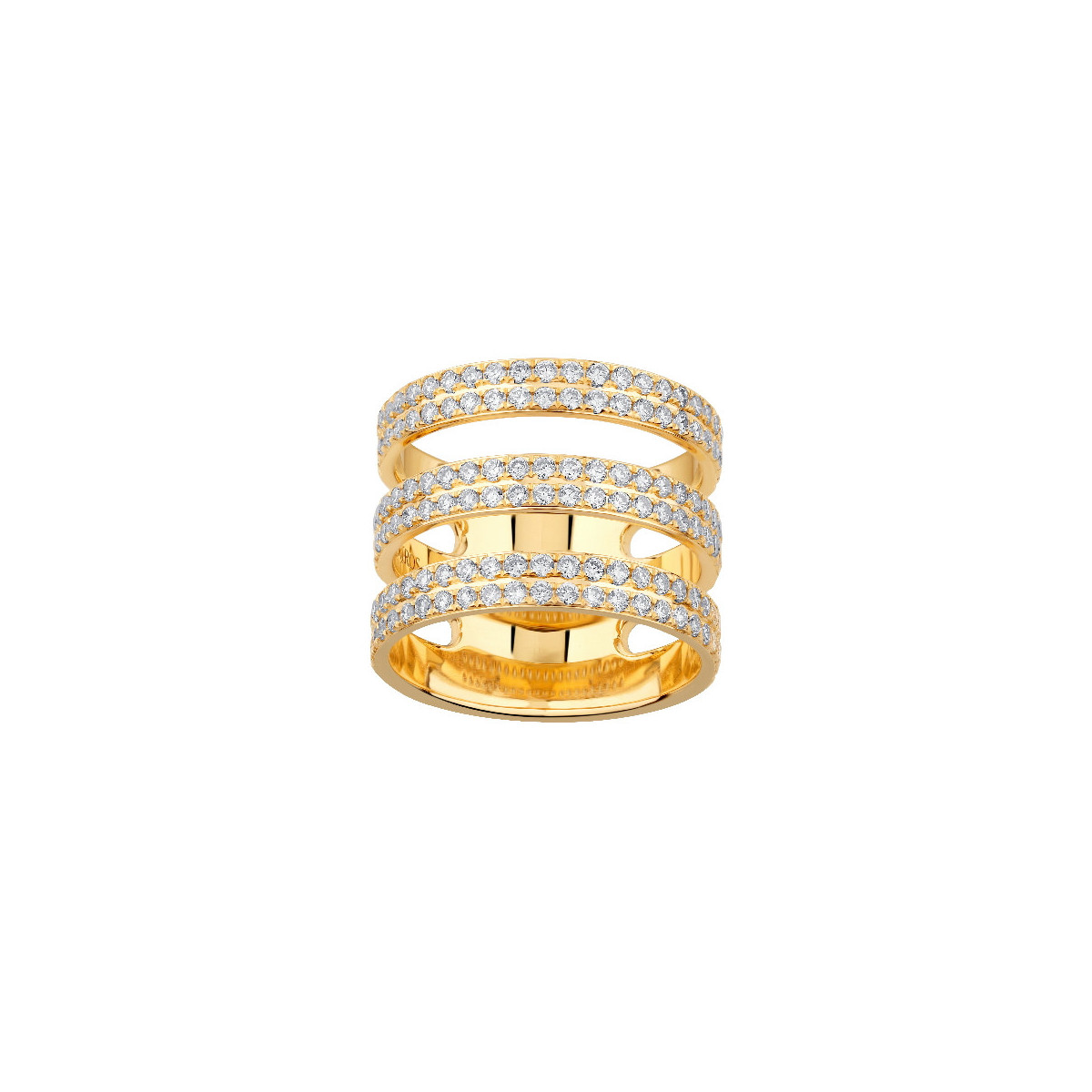 Anillo oro y diamantes
