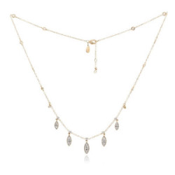 Collar oro y diamantes