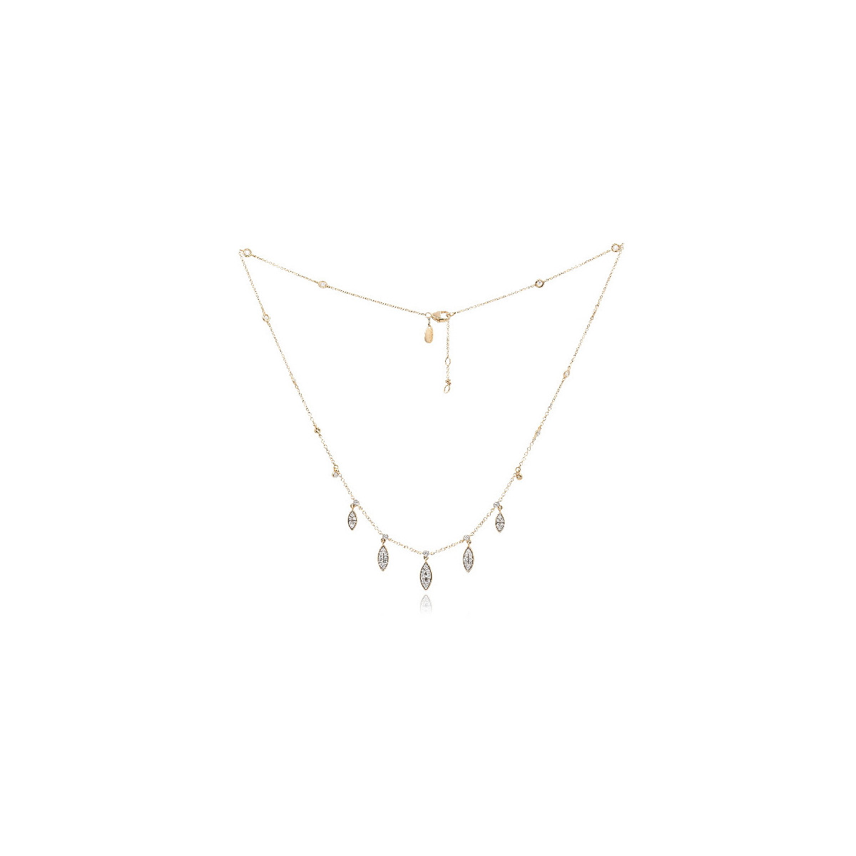 Collar oro y diamantes
