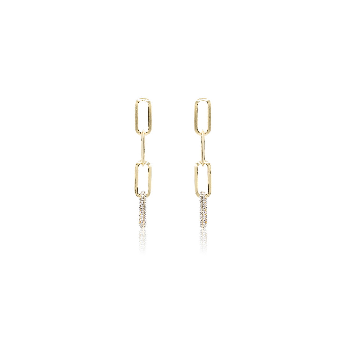 Gold Earrings Accessory