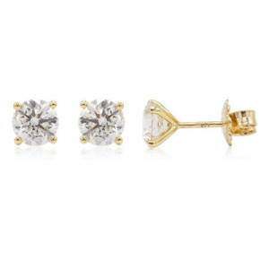 Fusion & solitaire earrings