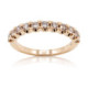 Gold and diamonds ring