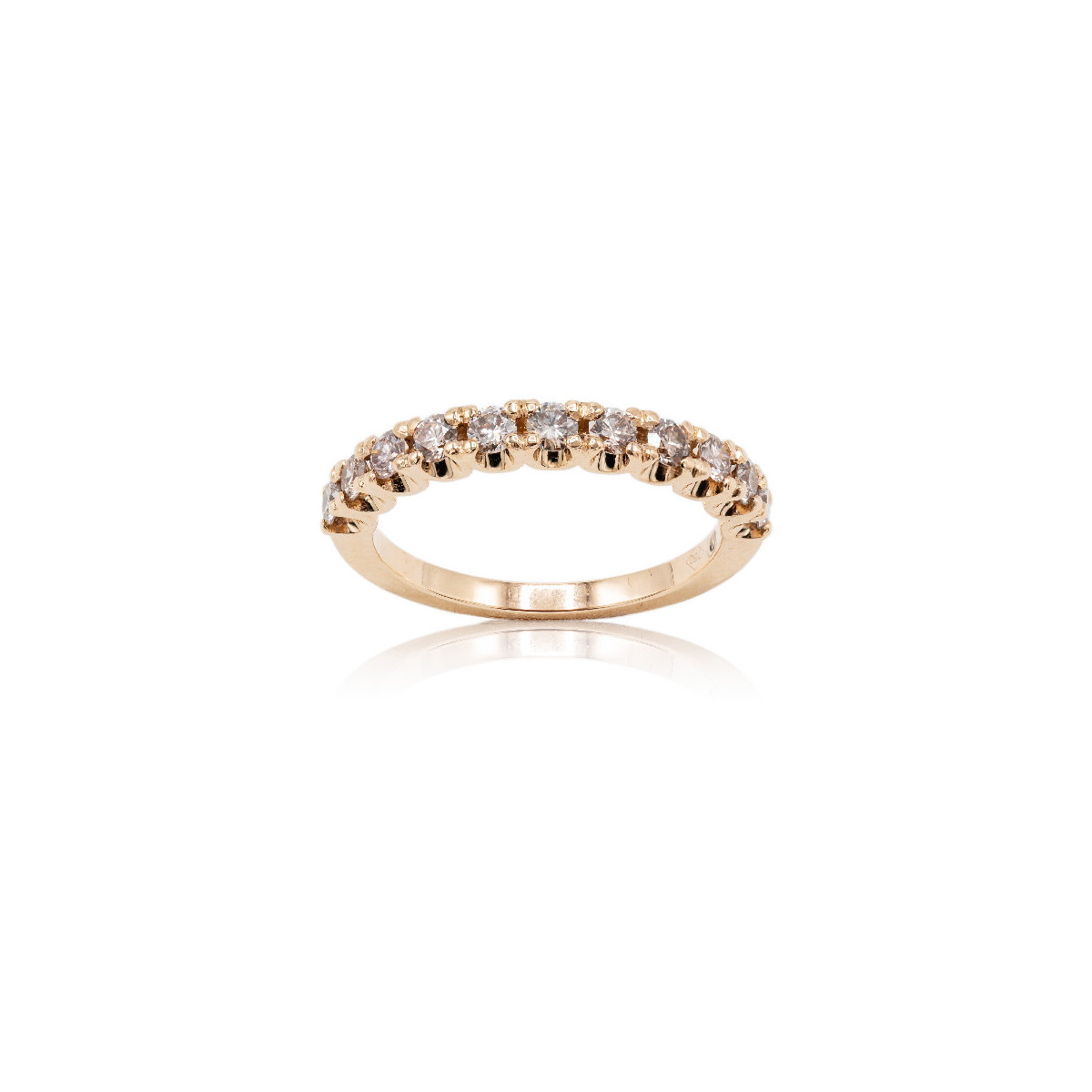 Gold and diamonds ring