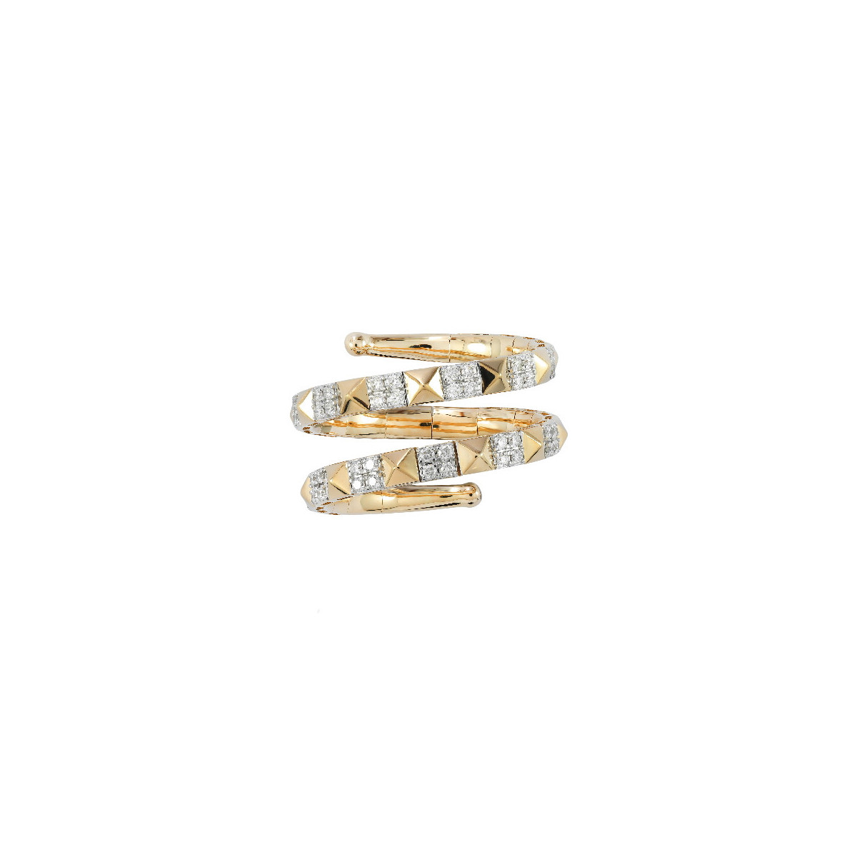 Diamond elastic ring
