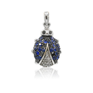 Gold and diamonds pendant