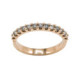 Gold and diamonds ring