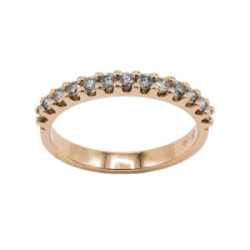 Gold and diamonds ring