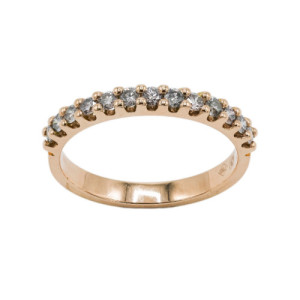 Gold and diamonds ring