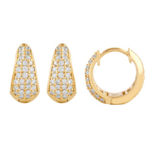 Pendientes diamantes