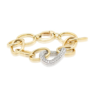 Pulsera Oro y Diamantes