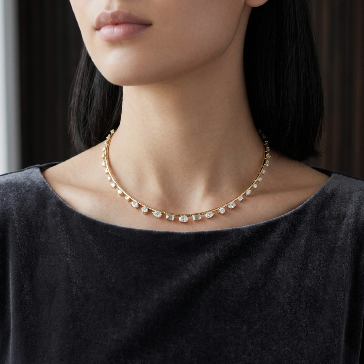 Collar Diamante Lab-Grown