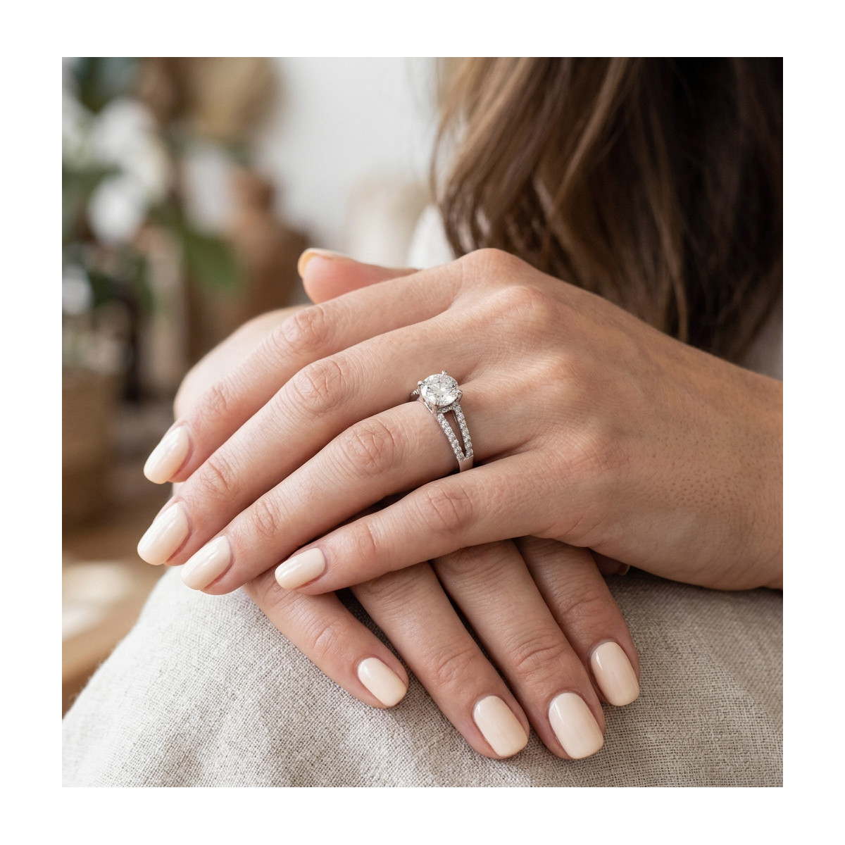 Fusion & Solitaire ring