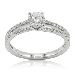 Gold and diamonds ring