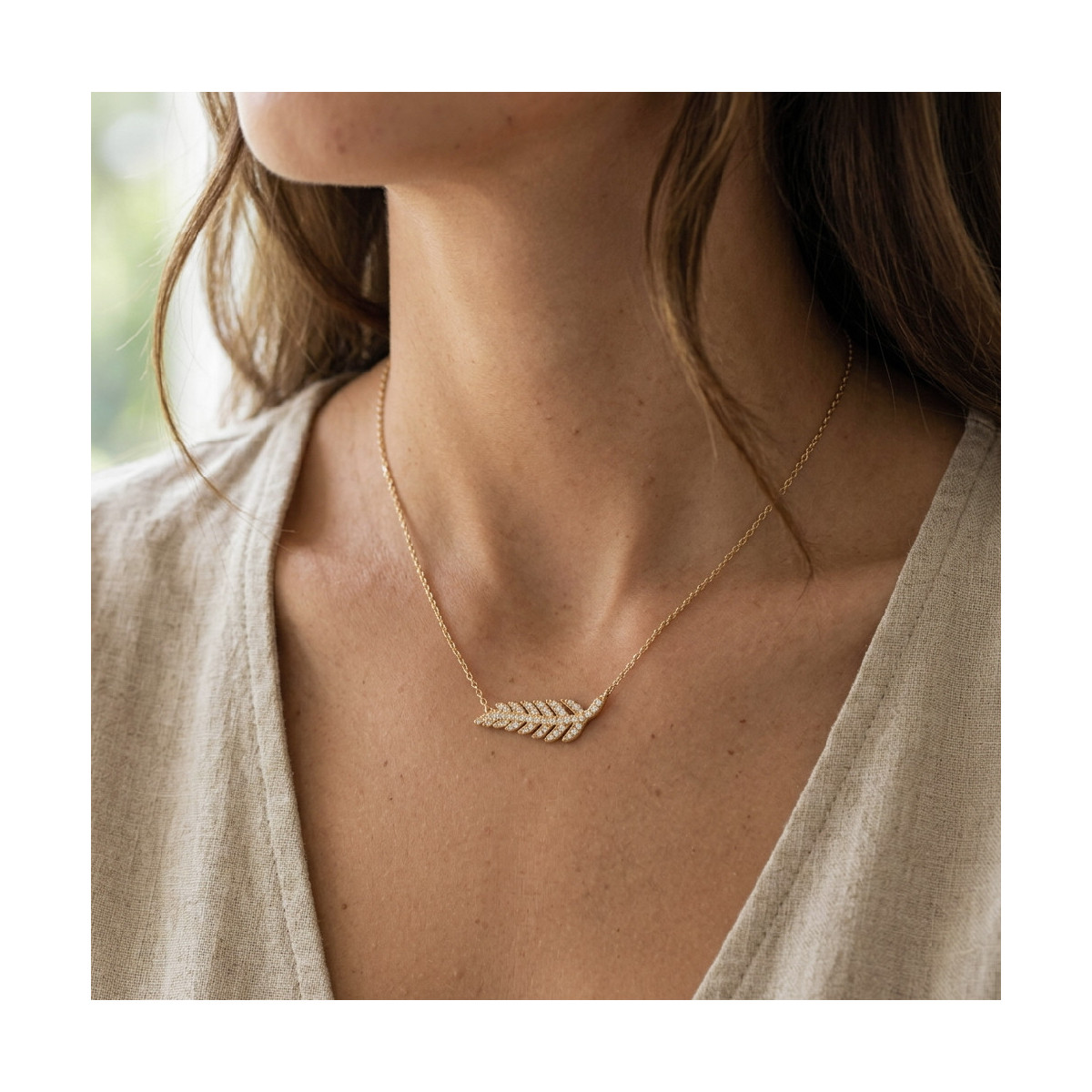 Les Plumes Necklace
