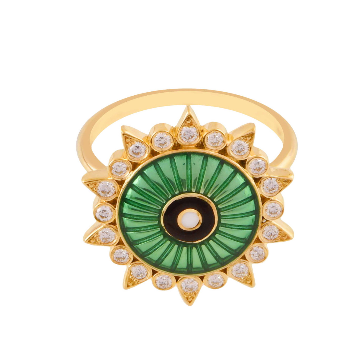 Gold and Diamonds Ring