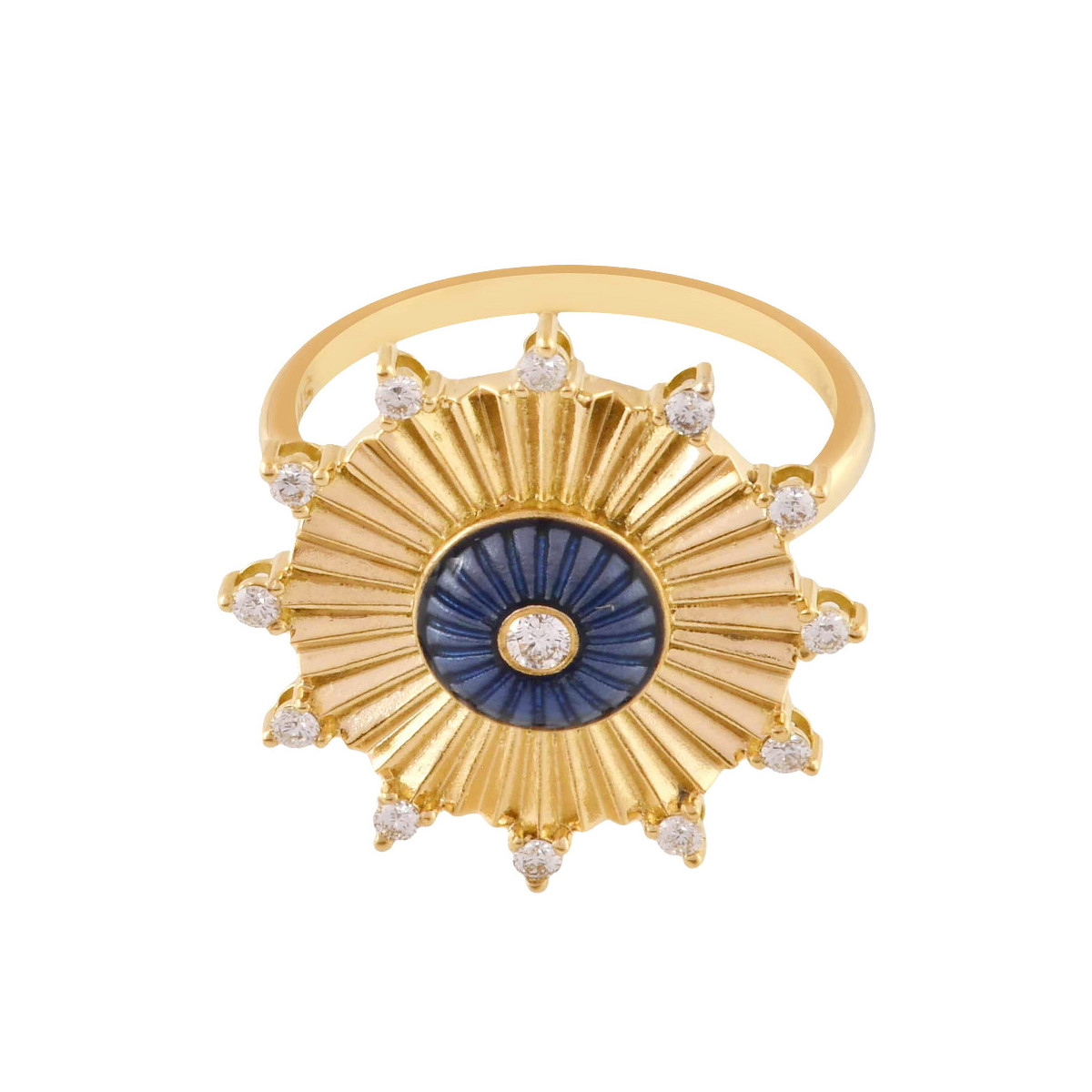 Gold and Diamonds Ring